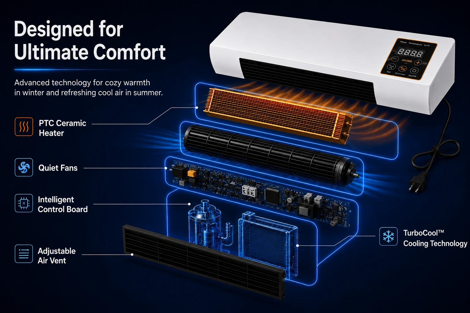 Coolizi Coolzy Portable AC Features